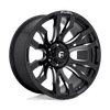 Fuel D673 BLITZ 20x8.25 ET105 8x210 154.30mm GLOSS BLACK MILLED (Load Rated 1361kg)