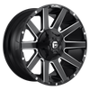 Fuel D616 CONTRA 20x9 ET01 5x114.3/127 78.10mm MATTE BLACK MILLED (Load Rated 1134kg)