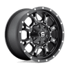 Fuel D517 KRANK 20x9 ET20 8x165 125.10mm MATTE BLACK MILLED (Load Rated 1678kg)