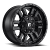 Fuel D596 SLEDGE 22x12 ET-44 8x170 125.10mm MATTE BLACK GLOSS BLACK LIP (Load Rated 1678kg)