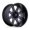 Fuel DARKSTAR 24x12 ET-44 8x170 125.10mm MATTE GUNMETAL W/ BLACK LIP (Load Rated 1678kg)