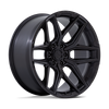 Fuel FLUX 20x10 ET-18 6x135 87.10mm BLACKOUT (Load Rated 1134kg)