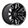 Fuel D849 REBAR 17x9 ET1 6x120 67.06mm GLOSS BLACK MILLED (Load Rated 1134kg)