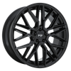 Niche M224 GAMMA 20x9 ET35 5x114.3 72.56mm GLOSS BLACK (Load Rated 862kg)