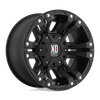 XD XD822 MONSTER II 18x9 ET18 8x180 130.81mm MATTE BLACK (Load Rated 1651kg)