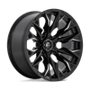 Fuel D803 FLAME 22x10 ET-18 6x139.7 106.10mm GLOSS BLACK MILLED (Load Rated 1134kg)
