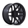 Fuel FLUX 22x12 ET-44 6x139.7 106.10mm BLACKOUT (Load Rated 1134kg)