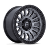 Fuel FC857 RINCON 17x9 ET-12 5x127 71.50mm MATTE GUNMETAL W/ M-BLACK LIP (Load Rated 1134kg)