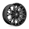 Fuel D769 TWITCH 22x10 ET-18 6x135/139.7 106.10mm GLOSSY BLACK MILLED (Load Rated 1134kg)