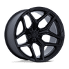 Fuel FLUX 17x9 ET-12 5x127 71.50mm BLACKOUT (Load Rated 1134kg)