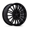 Petrol PE001 P1D 17x8 ET35 5x120 74.10mm GLOSS BLACK (Load Rated 862kg)