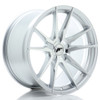 JR Wheels JR21 19x9.5 ET20-45 5H CUSTOM PCD 72.6mm Silver Machined Face