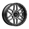 KMC KM544 MESA 20x9 ET18 5x127 71.50mm SATIN BLACK W/ GRAY TINT (Load Rated 1134kg)