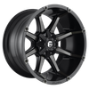 Fuel D556 COUPLER 20x9 ET01 8x170 125.10mm MATTE BLACK DOUBLE DARK TINT (Load Rated 1587kg)