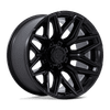 Fuel FLUX 22x10 ET-18 8x170 125.10mm BLACKOUT (Load Rated 1678kg)