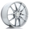 JR Wheels JR44 20x9.5 ET20-57 5H CUSTOM PCD 72.6mm Silver w/ Machined Face