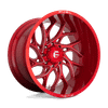 Fuel D742 RUNNER 20x10 ET-18 6x139.7 106.10mm CANDY RED MILLED (Load Rated 1134kg)