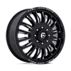Fuel D868 ARC DUALLY 20x8.25 ET104 8x210 154.30mm GLOSS BLACK MILLED (Load Rated 1361kg)