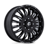 Fuel D868 ARC DUALLY 20x8.25 ET104 8x210 154.30mm GLOSS BLACK MILLED (Load Rated 1361kg)