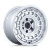 Black Rhino BR024 AWOL 17x8.5 ET25 5x114.3 72.56mm SILVER W/ MACHINED FACE (Load Rated 1202kg)