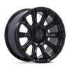 Black Rhino BR020 DIAMONDBACK 18x9 ET12 6x139.7 106.10mm MATTE BLACK (Load Rated 1247kg)