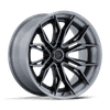 Fuel FC404 MUTINY 22x10 ET-18 6x139.7 106.10mm GLOSS BLACK BRUSHED DARK TINT (Load Rated 1202kg)