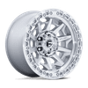 Fuel D883 COVERT 17" ET0 6x139.7 106.10mm SILVER W/ MACHINED FACE (Load Rated 1134kg)