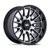 Moto Metal MO814 TEKTON 20x10 ET-18 6x139.7 106.10mm GLOSS BLACK W/ MACHINED FACE (Load Rated 1202kg)
