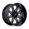 Fuel DARKSTAR 20x10 ET-18 8x180 124.20mm MATTE GUNMETAL W/ BLACK LIP (Load Rated 1678kg)