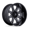 Fuel DARKSTAR 20x10 ET-18 8x180 124.20mm MATTE GUNMETAL W/ BLACK LIP (Load Rated 1678kg)