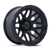 Fuel FC881 SURGE 20" ET20 8x165.1 125.10mm MATTE BLACK W/ GLOSS BLACK LIP (Load Rated 1678kg)