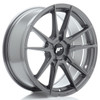JR Wheels JR21 18x8 ET37 5x100 72.6mm Hyper Gray