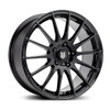 FOX FX004 16x6.5 ET35 5x100 GLOSS BLACK (Load 690kg) FX004F6394B