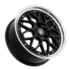 FOX HIRO 19x8 ET40 5x120 GLOSS BLACK POLISH LIP (Load 762kg) FXHROI9414BPL