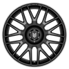 FOX VR3 XL 20x8.5 ET45 5x108;Wheel PCD=5x130 SATIN BLACK POLISH LIP (Load 1050kg) FXVR3XLJ047764SBL