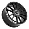 FOX VR4 16x6.5 ET32 4x98;Wheel PCD=4x108 SATIN BLACK POLISH LIP (Load 690kg) FXVR4F632570SBL