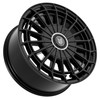 FOX WX1 18x8 ET45 5x108;Wheel PCD=5x120 SATIN BLACK (Load 1050kg) FXWX1I847714SB