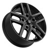 FOX WX5 16x6.5 ET50 5x160 GLOSS BLACK (Load 1250kg) FXWX5F6565B