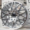 Dare LG2 18 inch 5x100 Silver / Polished Face www.srbpower.com