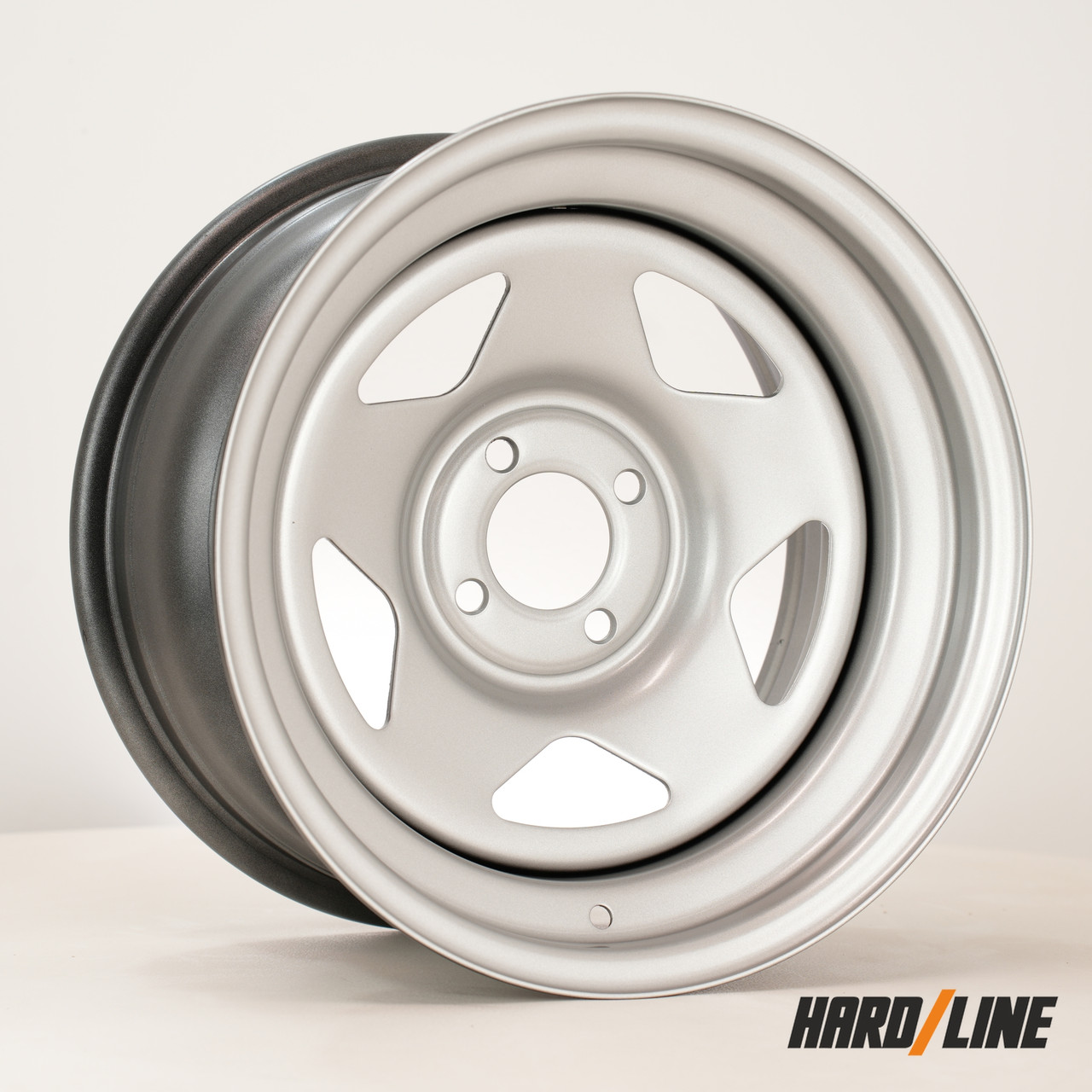 Hardline (Steel Wheels) SW 5 Spoke 15x8 ET0 4x100 67.1mm Silver