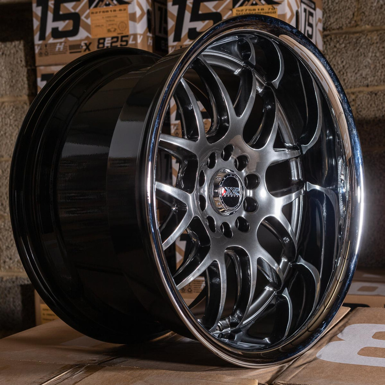 XXR 526 18x10.5 ET20 5x114.3/120 Chromium Black - Set of 4