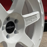 Finally! White Rotiform KB1's in 19 inch for Ford Focus