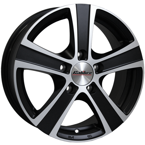 Calibre Highway 16x6.5 ET45 73.1mm 5x112 Matt Black / Polished Face