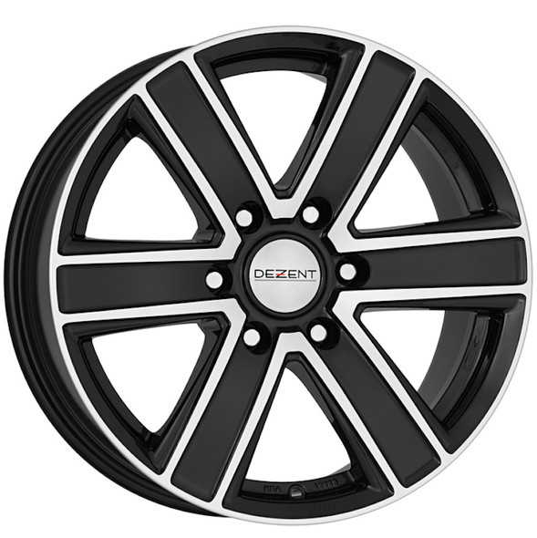 Dezent TJ Dark 17x8 ET30 66.1mm 6x114.3 Black / Polished