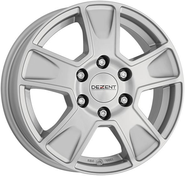 Dezent Van 16x6.5 ET52 66.6mm 5x112 Silver www.srbpower.com