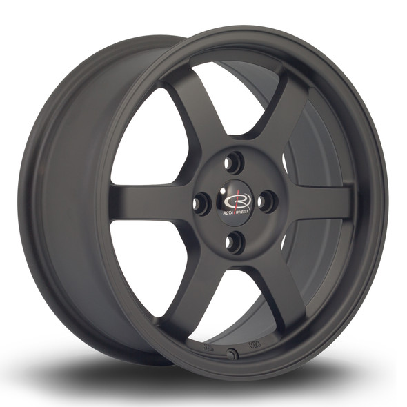 Rota Grid 16x7 ET40 4x100 Flat Black (GRID7016C1P40PCFB20671) www.srbpower.com