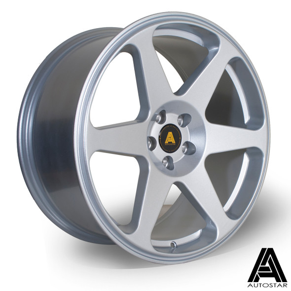 Autostar Chaser 18x8.5 ET35 5x100 Silver (weight loading:731kg) www.srbpower.com