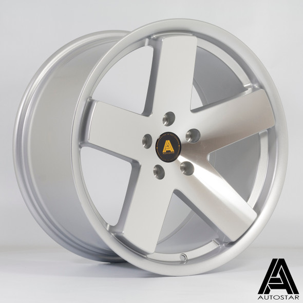 Autostar Euro 18x9.5 ET33 5x112 PFSilver (AS-EURO9518E1P33RFPS0731) www.srbpower.com