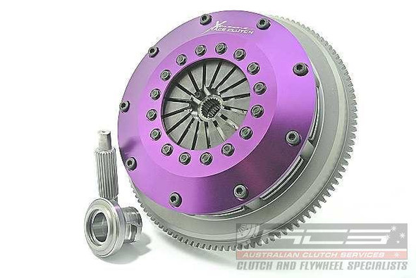 Xtreme 200mm Rigid Ceramic Twin Plate Clutch Kit Incl Flywheel Nissan Cefiro (KNI20520-2E) www.srbpower.com