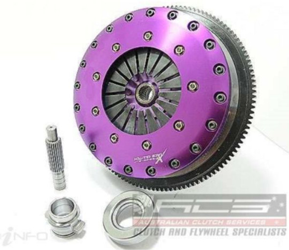 Xtreme 230mm Rigid Ceramic Twin Plate Clutch Kit Incl Flywheel Nissan Fairlady,300ZX (KNI23538-2E) www.srbpower.com